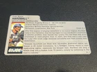 gi joe lot File Card 1988 Hardball Great Condition