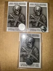 (Lot of 3) .999 Fine Silver 1/10th Troy Oz Round Military Skull Design Triple 9