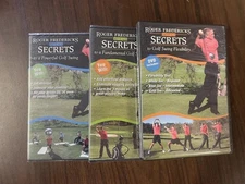 Roger Fredericks Reveal Secrets Golf Swing Fundamental Flexibility Power DVD Set