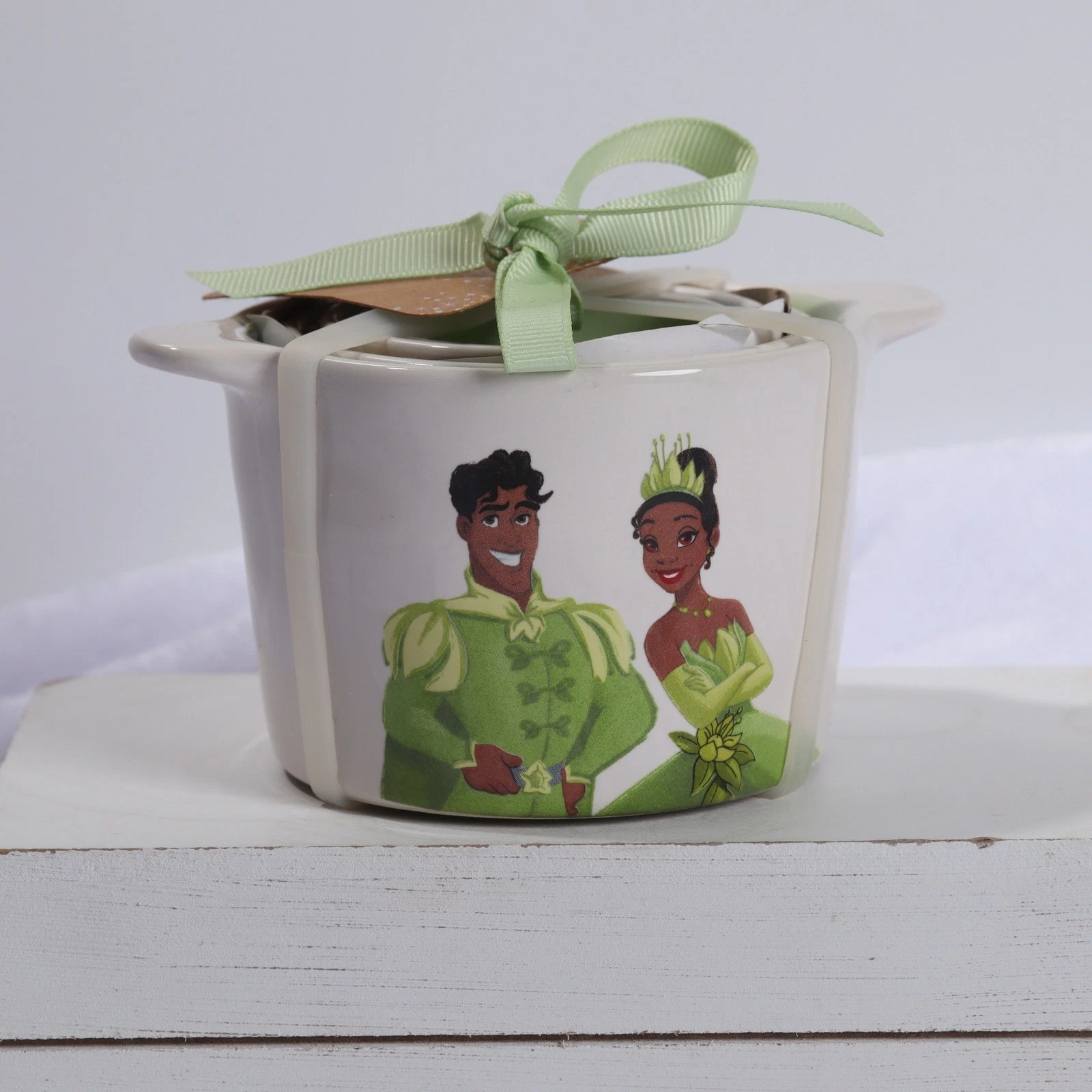 Rae Dunn Disney Princess Tiana Prince Naveen Measuring Cups Set of 4 New