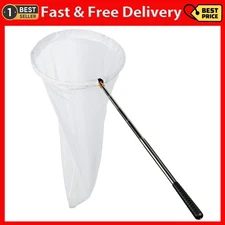 Insect and Butterfly Net with 16" Ring 36" Net Depth, Handle Extends 59 Inches