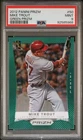2012 Prizm Mike Trout Retail Green Prizm Parallel SP PSA 9 #50 1st Year Prizm