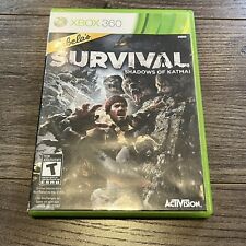 Cabela's Survival: Shadows of Katmai (Xbox 360, 2011) Complete w Stickers, Mint