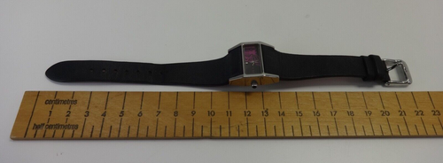 Womens Watch TED BAKER Black Leather Strap Multi Fit Wristwatch Rectangle Face - Picture 7 of 11