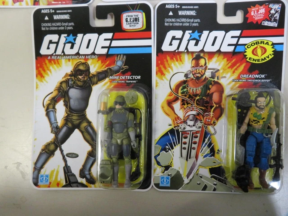 Lote de 5 figuras de acción GI Joe 2008 Dreadnok Cobra Ninja Tripwire Python Foto 3 de 4