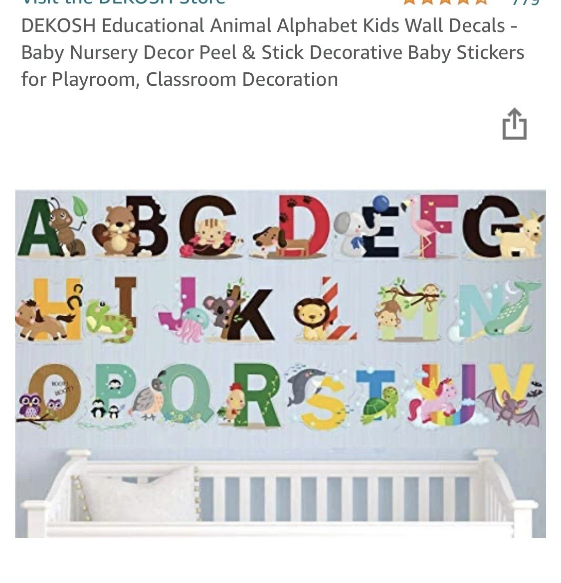 Educational nursery decor cheap
