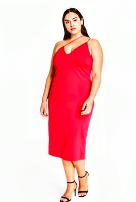 open lace back dress CUSHNIE et Ochs The Josephine Red Dress Size US 4 UK 8 Ladies