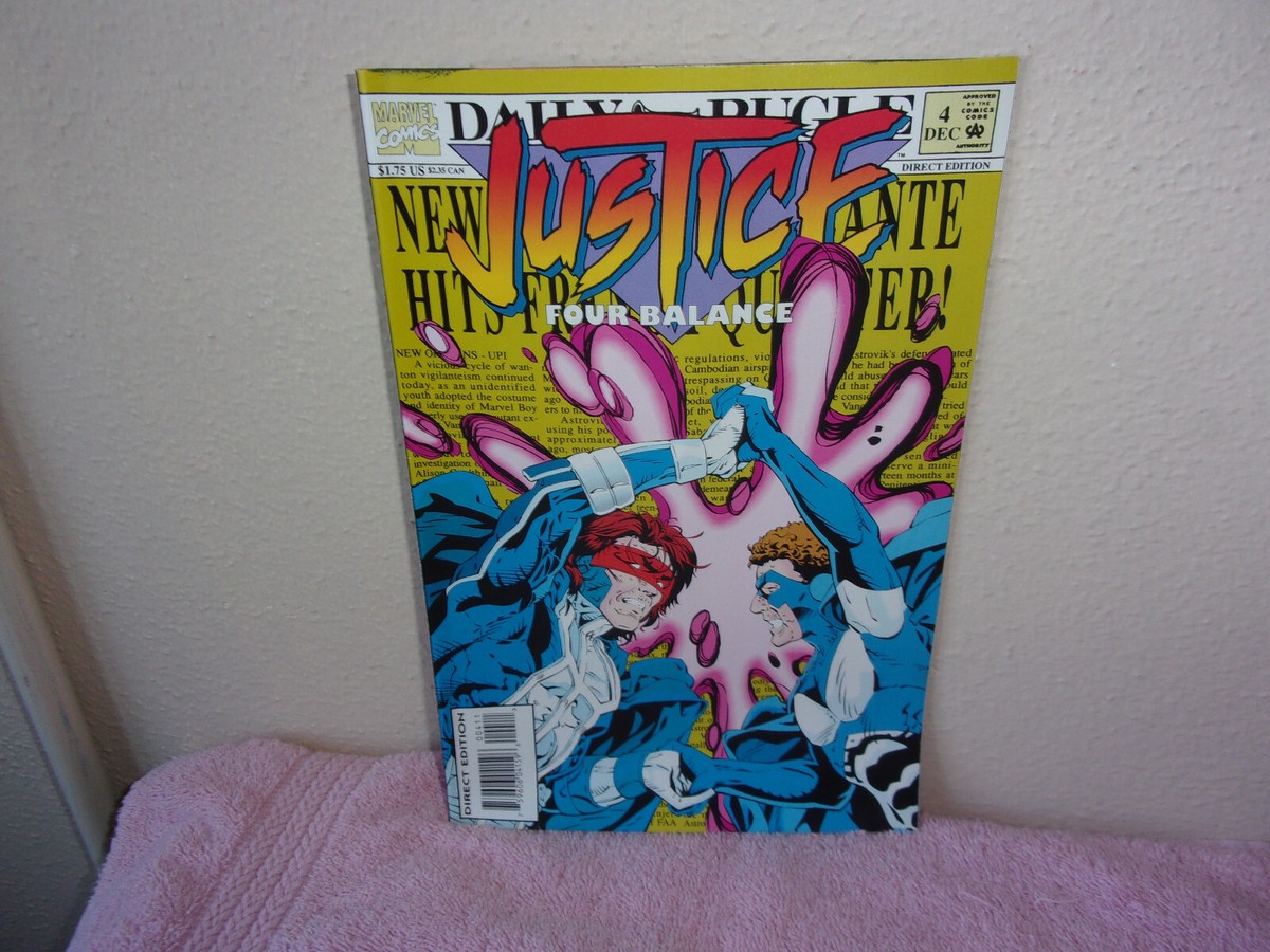 VINTAGE (NEW) MARVEL COMICS JUSTICE,,FOUR BALANCE.#41994