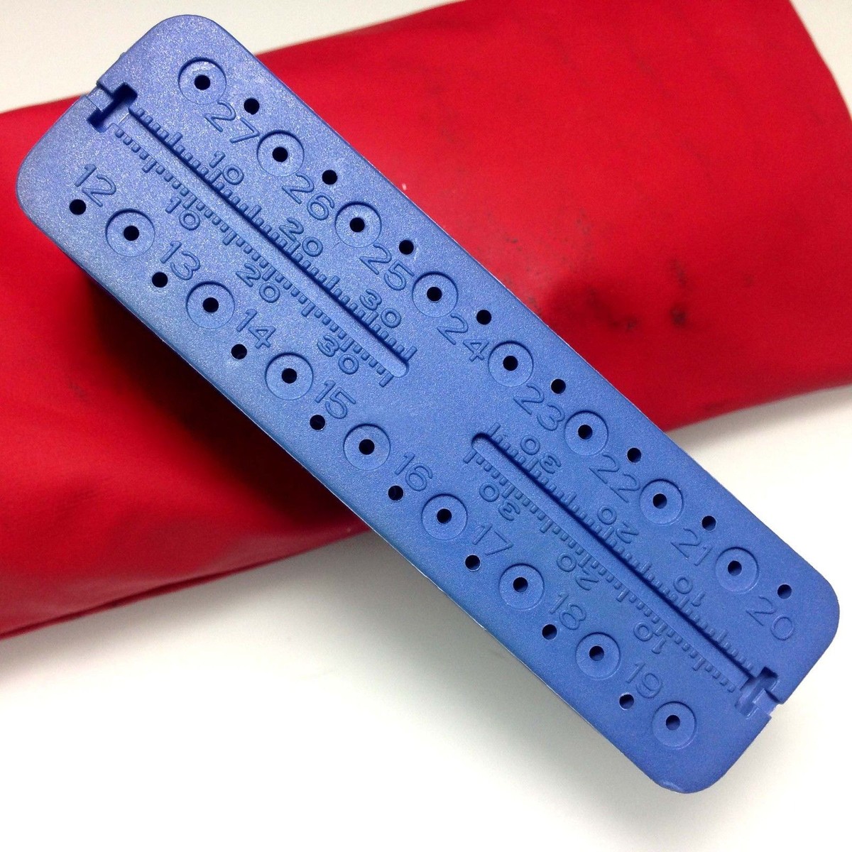 Endo Block Stand With Files - Endodontic Measuring Tool & Ruler Accessory For Root Canals (New)