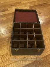 VINTAGE Barnett  Jaffe Baja 16 Slot Slide Case Box w Tag - MODEL SE-16
