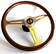 Steering Wheel Wood Fits For Vw Karmann Ghia 1960-1971 Wolfsburg Luisi Classic