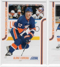 Blake Comeau 11-12 Panini Score Hockey Base Common #293 New York Islanders