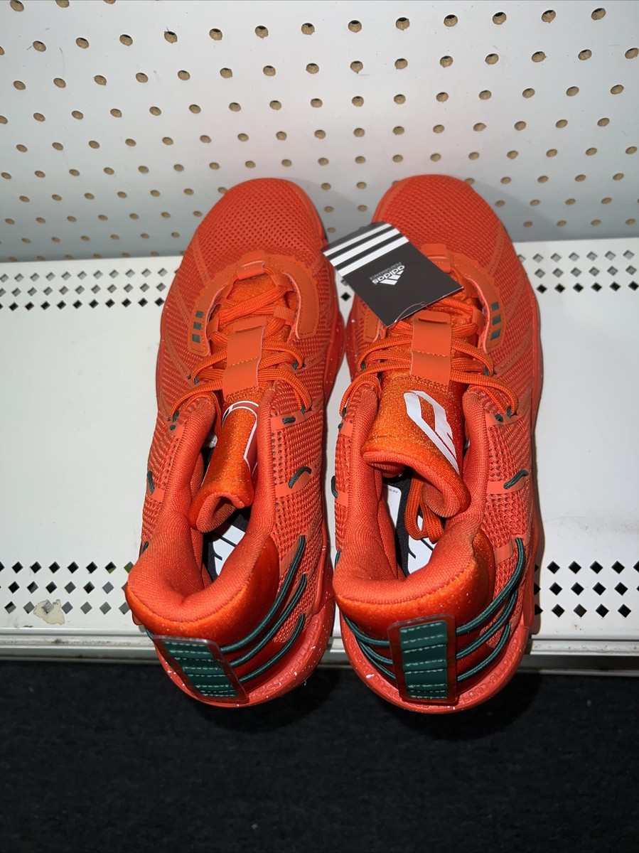 Adidas Dame 7 Miami Hurricanes PE Mens Basketball Shoes Size 14.5 Orange S29216 New Adidas Dame 7 Extply Miami Hurricanes The | Mercari main image 4