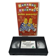 Bananas In Pyjamas  Super Bananas VHS  Tape rating U as seen on TV