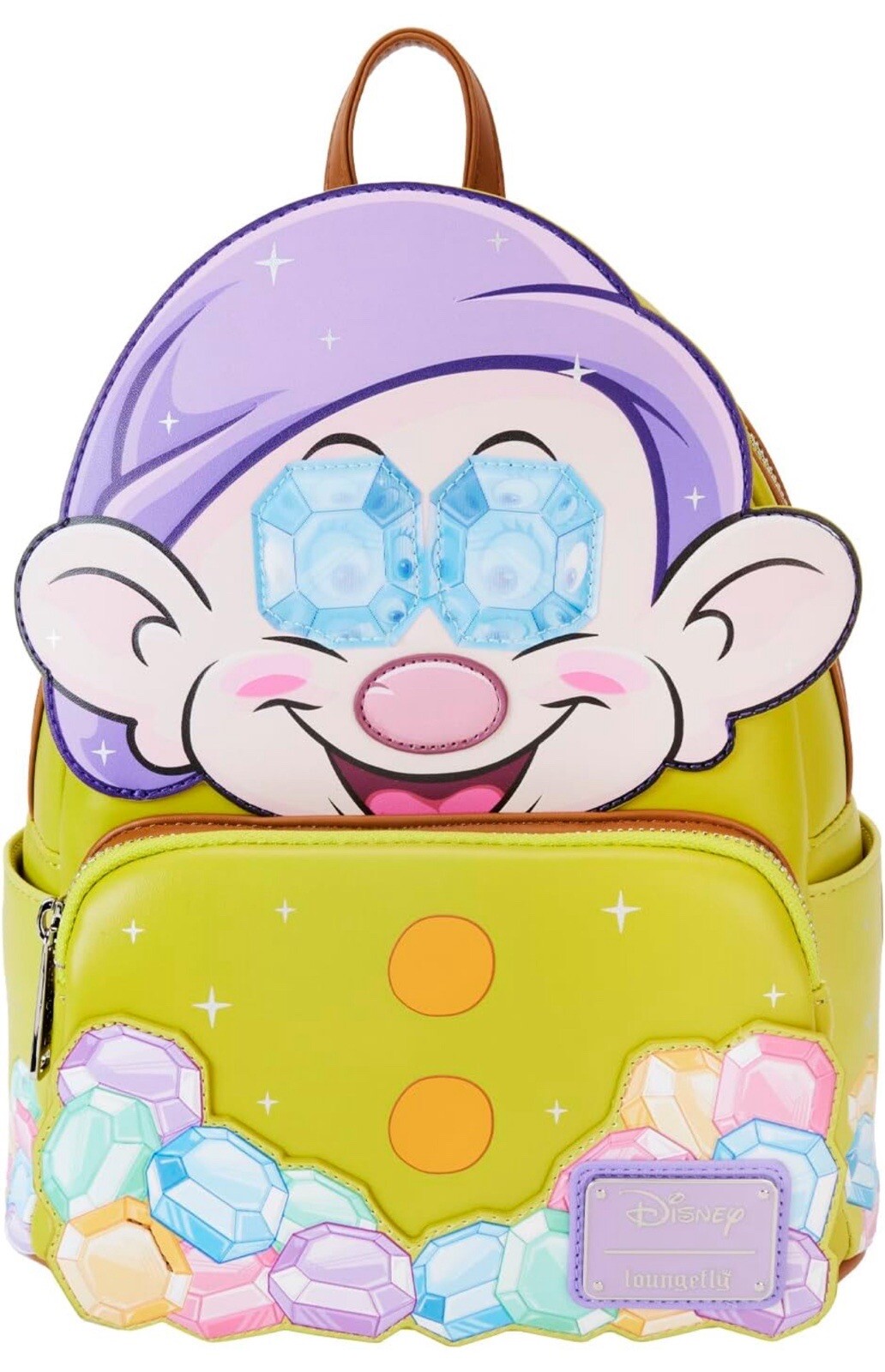 Loungefly Snow White And The Seven Dwarfs Diamond Dopey Mini Backpack