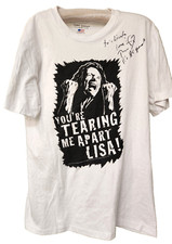 Tommy Wiseau signed personalized The Room Tearing Me Apart t-shirt medium