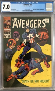 Avengers 56 Cgc 7 0 Marvel Comics 1968 Bucky Barnes Zemo Note