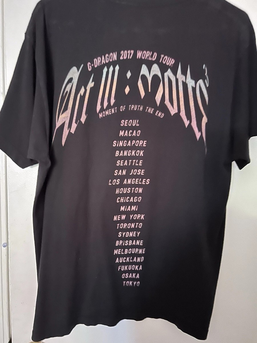 G-DRAGON ACT III MOTTE world Tour Shirt | eBay