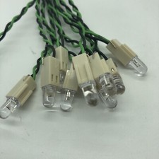 10 PC Lot 12V White Clear LED Light Bulb w/ Attached 8" Wire PC AT LED 10pcs 5v