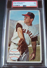 1964 Topps GIANTS # 23 ALBIE PEARSON  psa 7   LOS ANGELES ANGELS (976) NM