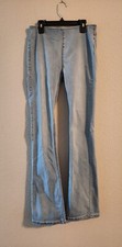 Free People We the Free High Rise Pull On Flare Jeans Light wash size 27