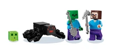 LEGO 21166 MINECRAFT Minifigures Slime | Cave Spider | Zombie | Steve NEW