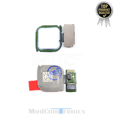 Huawei P10 Lite Homebutton Taste Fingerabdruck Sensor Touch ID weiss NEU049
