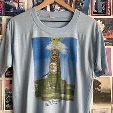 70s Franklin Texas Gold A tribute to the longneck bottle art TShirt L  Austin