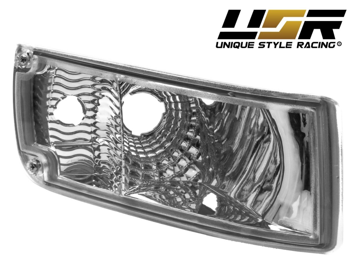 DEPO JDM Pair of Clear Bumper Signal Light For 1990-1996
