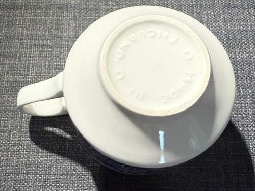 Antique Churchill Blue and White Tea Coffee Cups | Made in England | 5 available - Picture 22 of 22