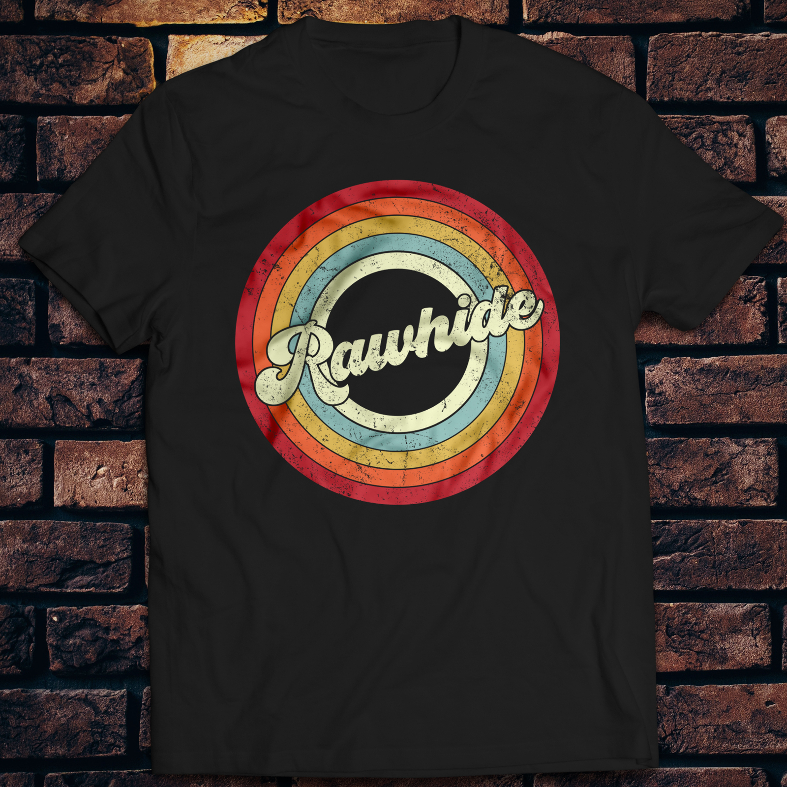 Rawhide Shirt Western TV Series Eric Fleming Clint Eastwood Sheb Wooley Vintage