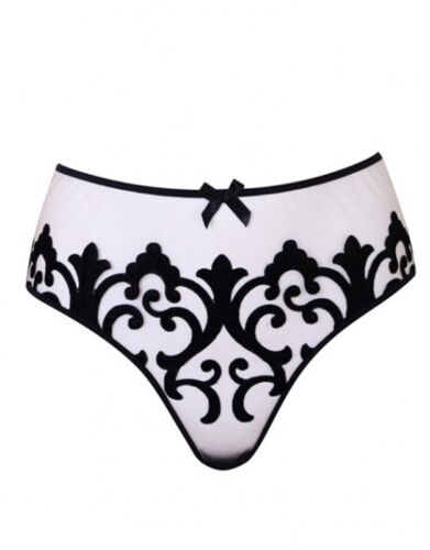 Agent Provocateur Haylie Black Nude Brief AP4 Large NWT $215