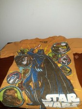 Rare Vintage Lucasfilm STAR WARS Trilogy Boy's T-Shirt 4/5 - Yoda, Darth Vader