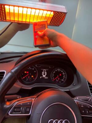 Vehicle Window Tint Solar Film Test Meter Laser IR Rate Power Meter Detector US