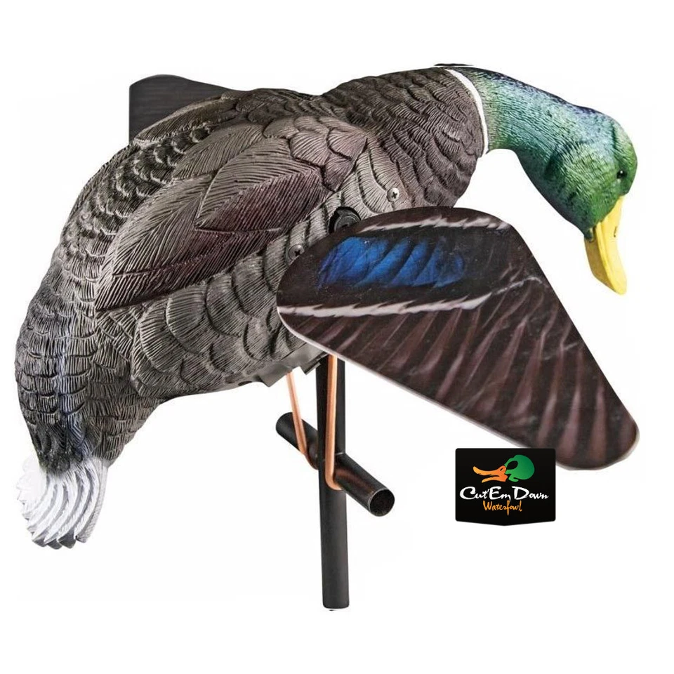 LUCKY DUCK LUCKY HD DRAKE MALLARD RAPID FLYER SPINNING WING MOTION DUCK DECOY - Image 2 of 2