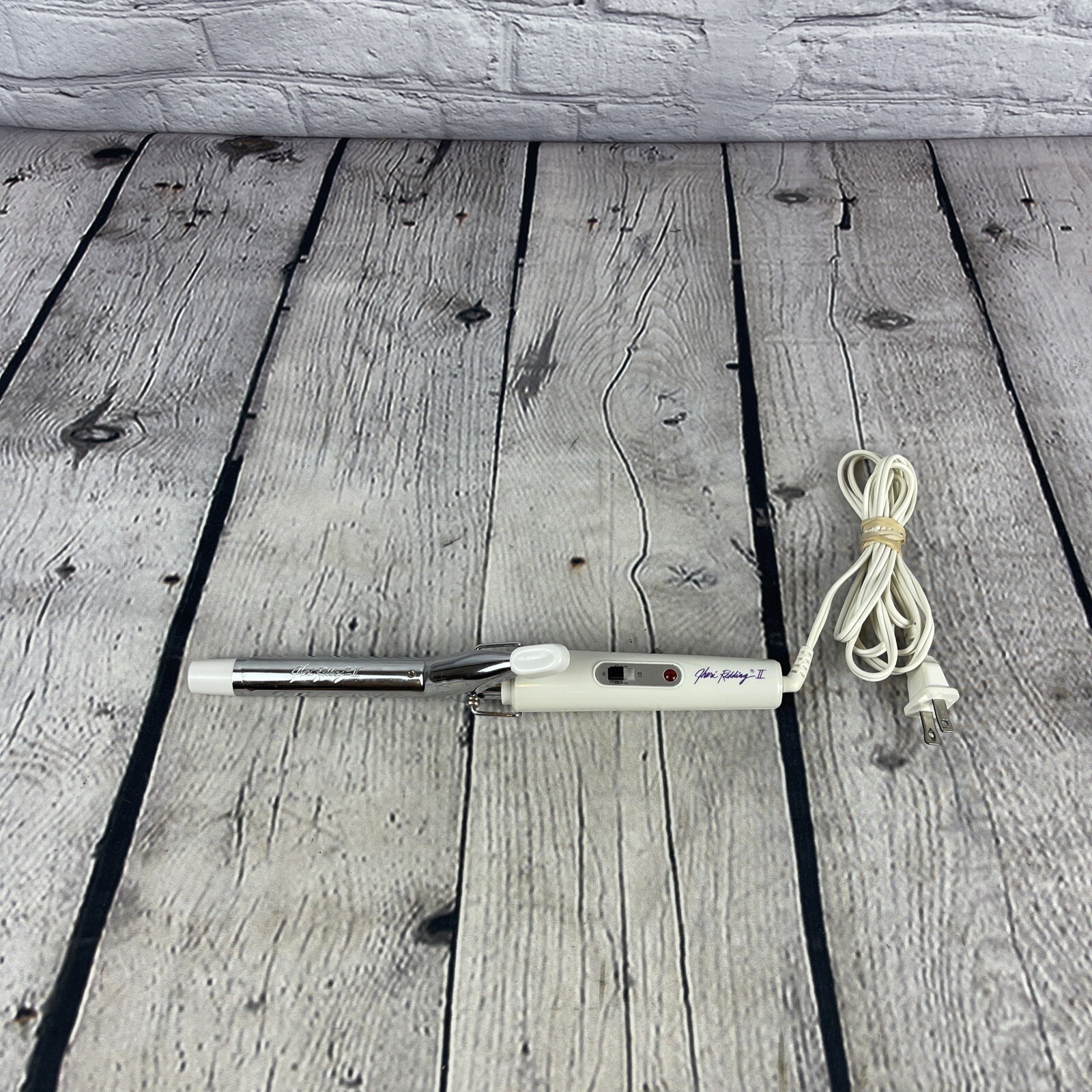 Jheri Redding II 3/4” Stainless Steel Curling Iron JRK 2765 Vintage EUC