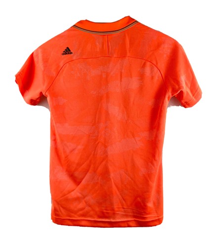 Adidas Messi Polo Shirt 11-12 Years Football Leo Messi Climalite Orange 2013 - Picture 6 of 12