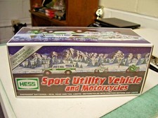 HESS 2004 TOY SPORT UTILITY VEHICLE MOTORCYCLES NEW IN BOX