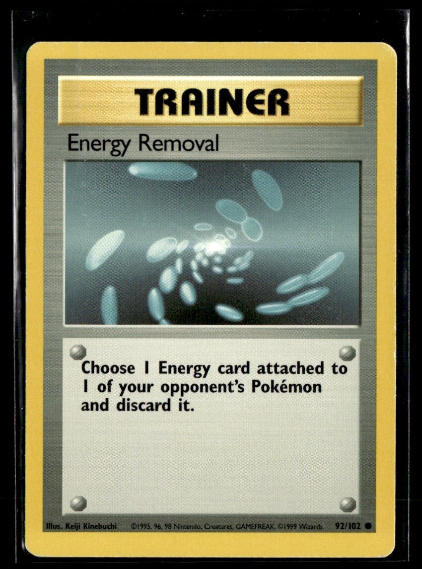 1999 CLASSIC BASE SET ENERGY REMOVAL 92/102 (MP)
