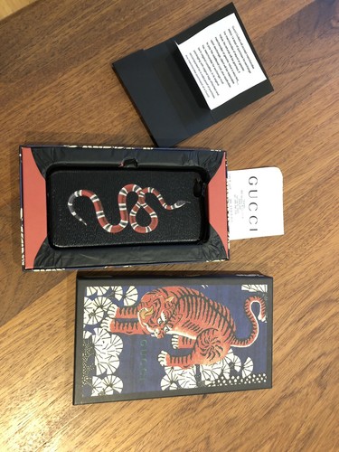 Gucci Kingsnake Iphone 6+ Case Hülle fast Neu echt leder - Bild 3 von 8