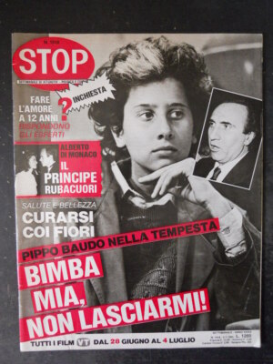 STOP 1918 1985 BAUDO ALBERT MONACO RAFFAELLA CARRA ELEONORA GIORGI [GS8]