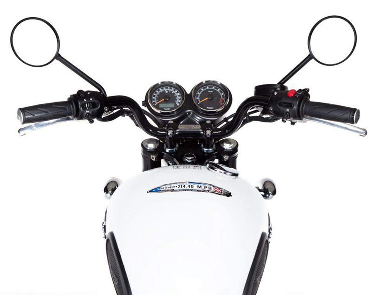 Black "Motocross" Motorcycle Handlebar Mirrors for Honda GL1000,GL1100,GL1200