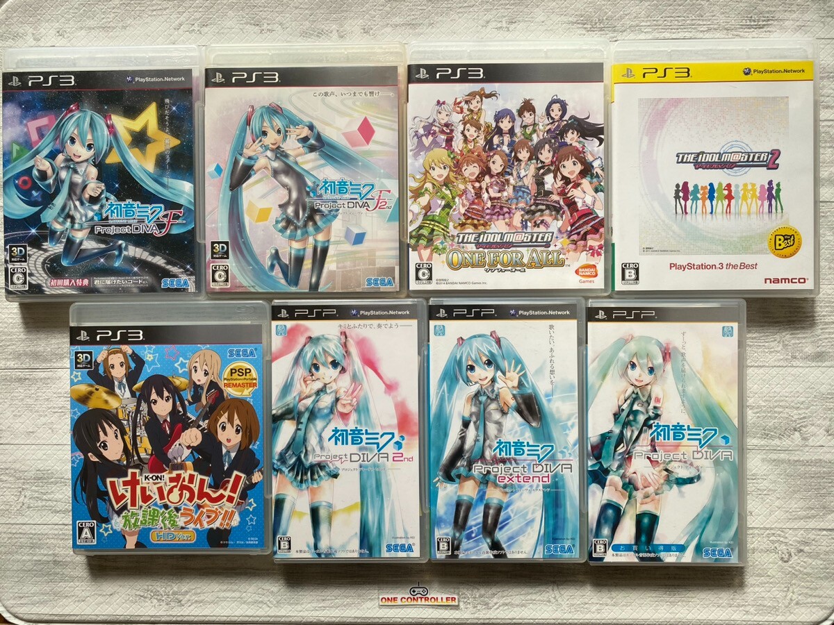 SONY PS3 & PSP Hatsune Miku Project DIVA F F2 & Idol Master SONY PS3 & PSP Hatsune Miku Project DIVA F F2 & Idol Master