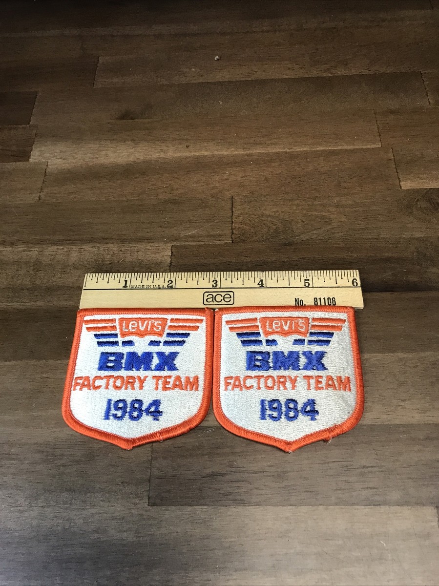 Vintage 1984 Levi's LEVIS BMX Factory Team Patch GT VDC RRS