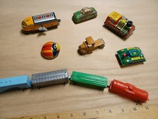 Vintage Tin Windup Friction Toy Lot Japan Germany Tin Toy Lot