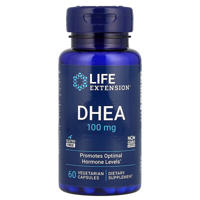 DHEA, 100 mg, 60 Vegetarian Capsules