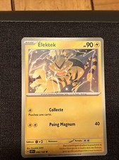 Carte ÉLEKTEK 046/142 Pokémon Couronne Stellaire EV07 Neuve SCR FR