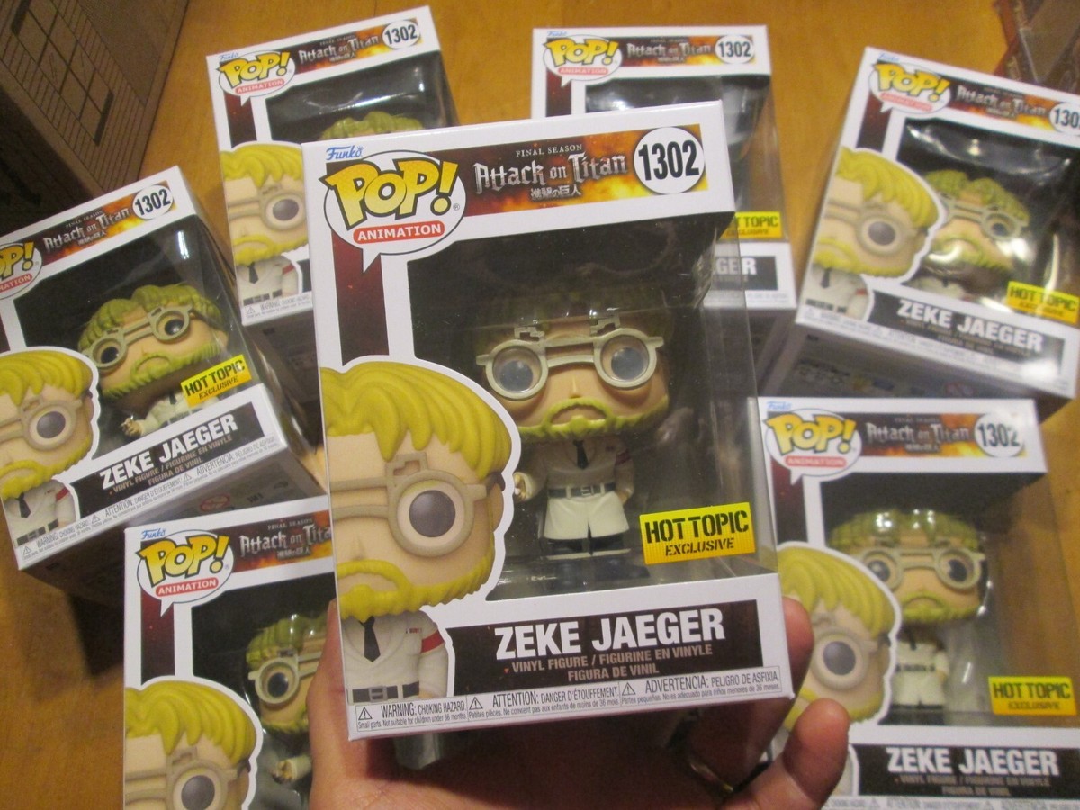 Funko Attack On Titan Pop! Animation Zeke Yeager Vinyl Figure Hot Topic  Exclusive