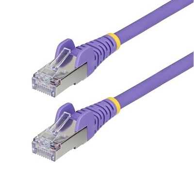 Startech NLPL-10F-CAT6A-PATCH CAT6A ETHERNET CABLE - PURPLE 10GBE S/FTP LSZH 100