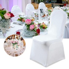 50-100x Stuhlhussen Elasthan Schleifen Stuhl&uuml;berzug Stuhlbezug Dekoration